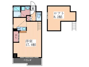 オフィサー２１の物件間取画像